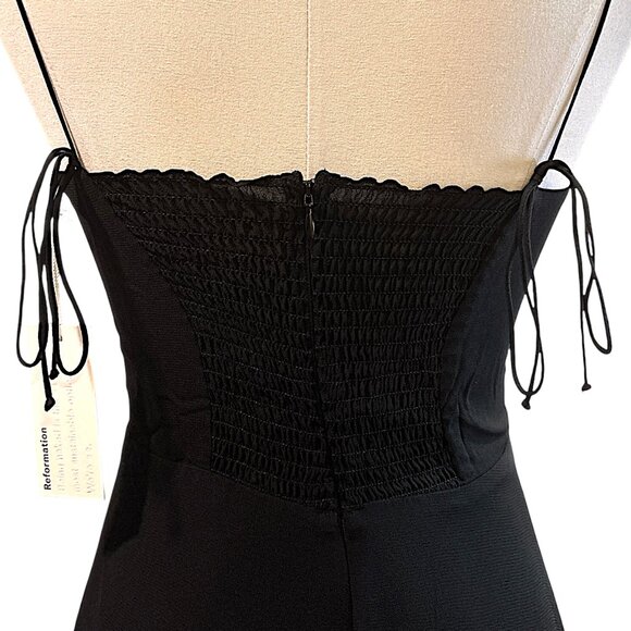 Reformation Black Midi Dress - Picture 10 of 16